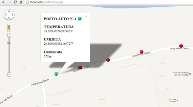 The Parking Open Data web application