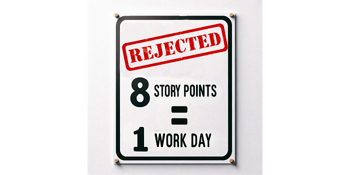 Un promemoria che otto Story Point non equivalgono a una giornata lavorativa